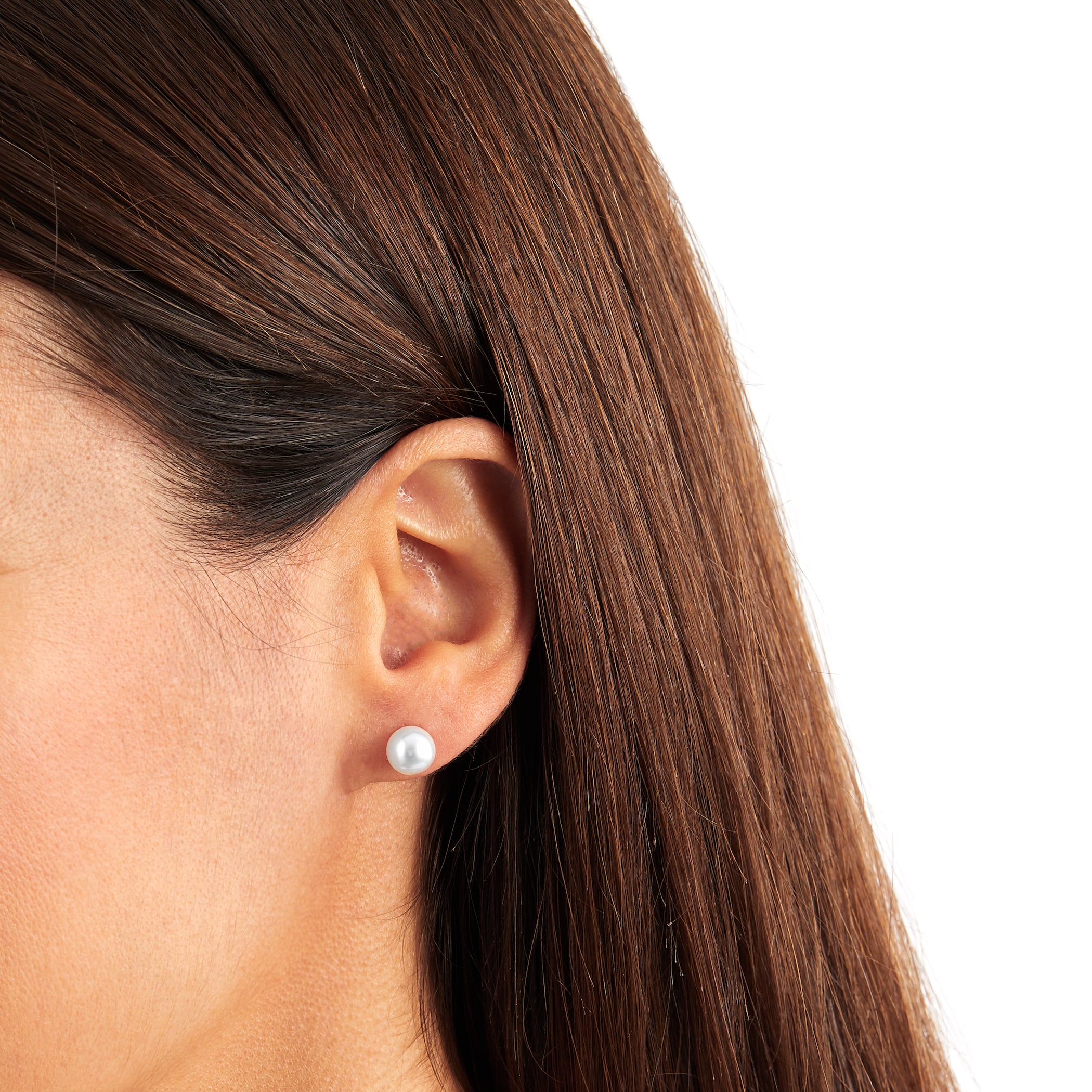Mikimoto Classic Collection 7.5x8mm Grade AAA Akoya Pearl Stud Earrings