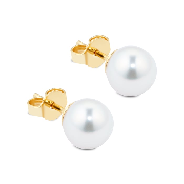 Mikimoto Classic Collection 7.5x8mm Grade AAA Akoya Pearl Stud Earrings