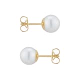 Mikimoto Classic Collection 8x8.5mm Grade A Akoya Pearl Stud Earrings