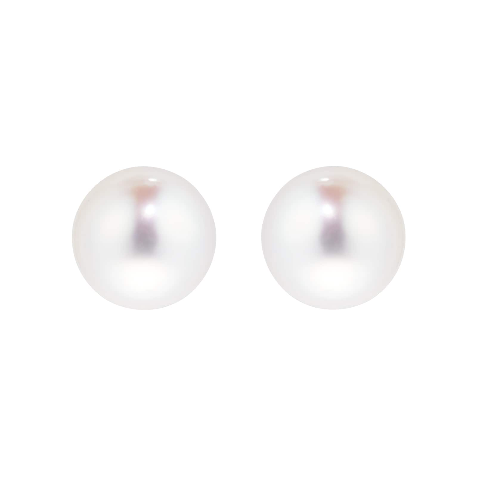 Mikimoto Classic Collection 8x8.5mm Grade AA Akoya Pearl Stud Earrings