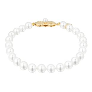 Mikimoto White Gold Pearl Bracelet