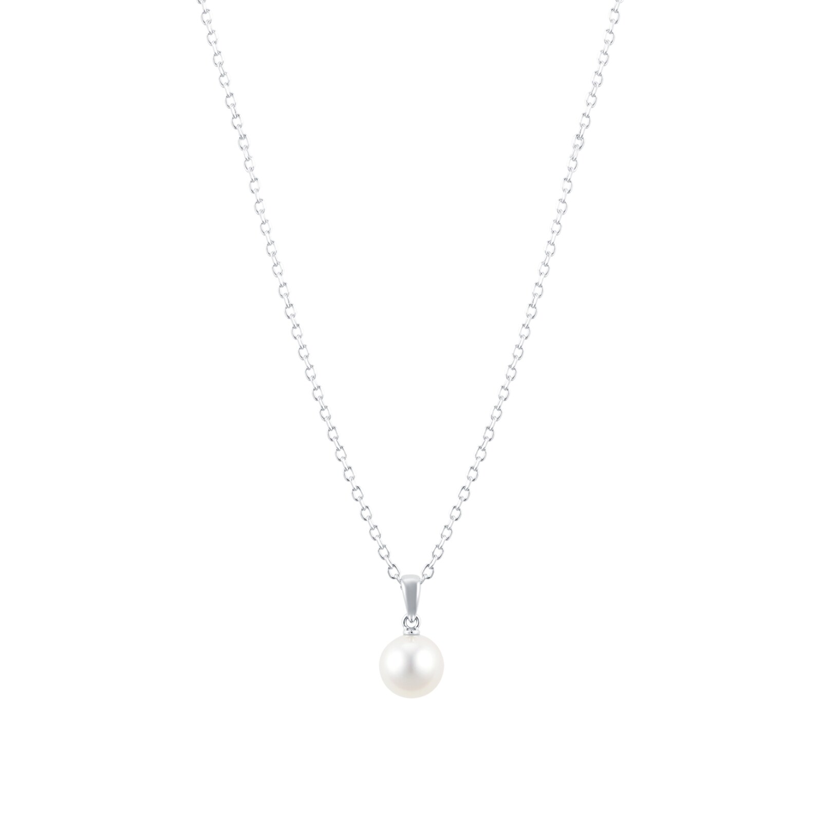 Mikimoto Classic Collection 7mm Grade AA Akoya Pearl Pendant PPS 703 W ...