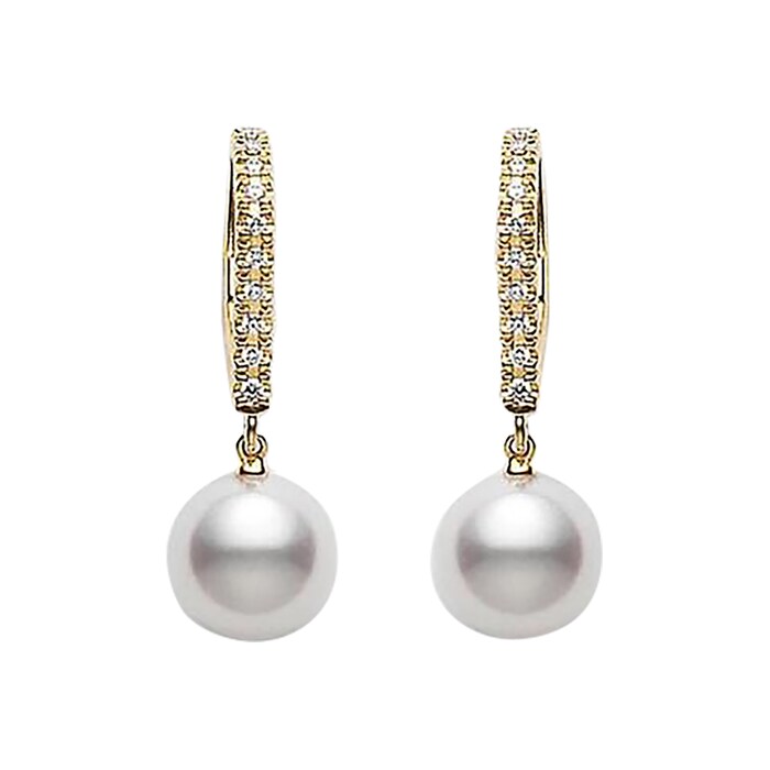 Mikimoto Classic Elegance Collection lever back earrings