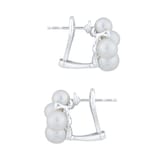 Mikimoto Bubble Collection Pearl & 0.08cttw Diamond Earrings