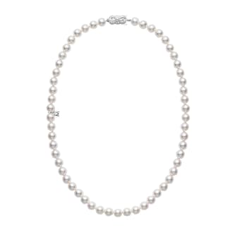 Mikimoto 18k White Gold Akoya Cultured Pearl 18" Necklace Mikimoto 18k White Gold Akoya Cultured Pearl 18" Necklace