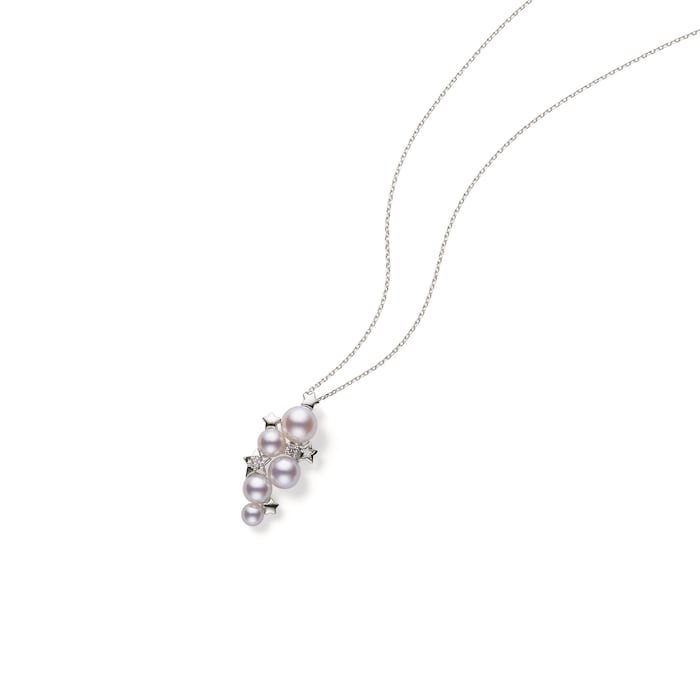 Mikimoto Starry Sky Collection Akoya Pearl & Diamond Pendant