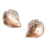 Mikimoto 18k Rose Gold and Diamond Stud Earrings