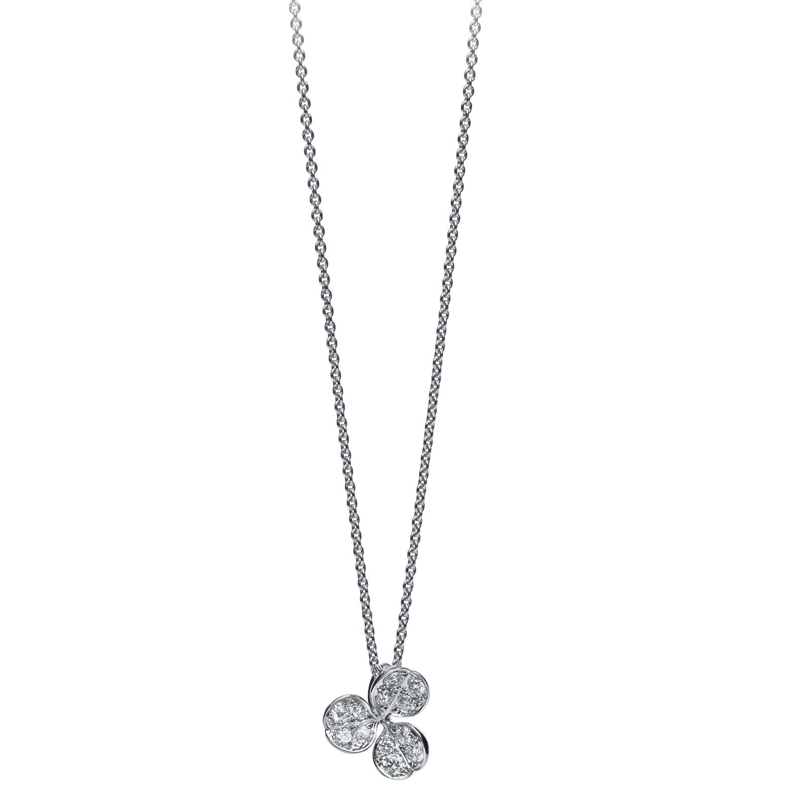 Mikimoto White gold and Diamond Pendant