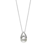 Mikimoto M Collection 18ct White Gold Grade A+ South Sea Pearl & 0.25cttw Diamond Pendant