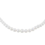 Mikimoto 18ct White Gold 9.0x7.0mm A1 Pearl Graduated Necklace