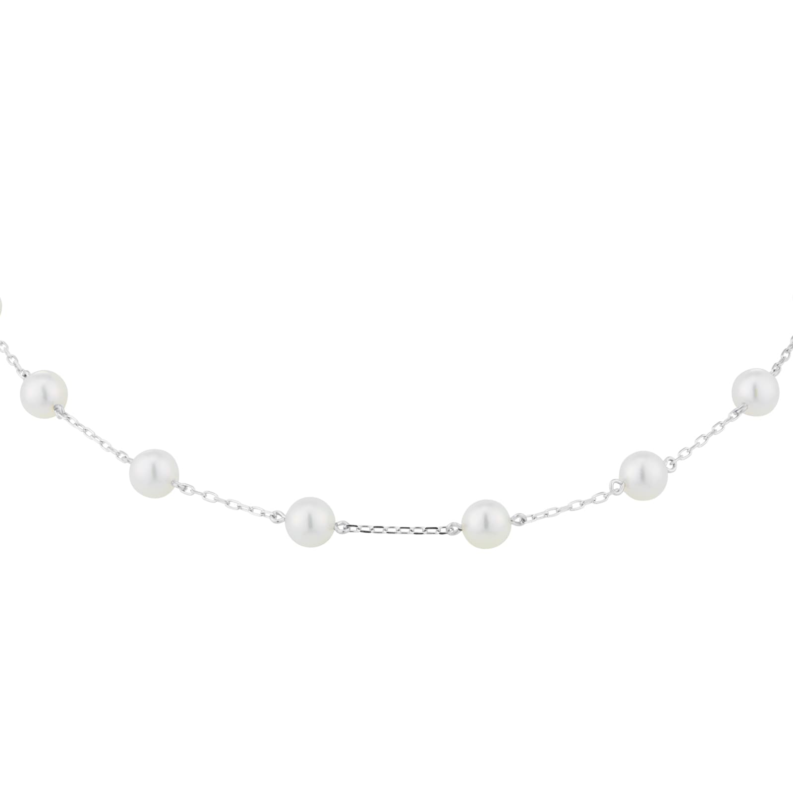 7mm Akoya Pearl Necklace - AA Quality - Pearl & Clasp