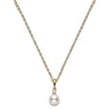 Mikimoto Core Classics Collection Akoya Pearl & Diamond Pendant