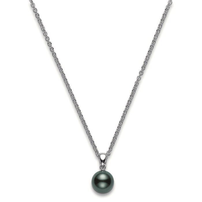 Mikimoto Core Classic Black South Sear Pearl Collection Pendant