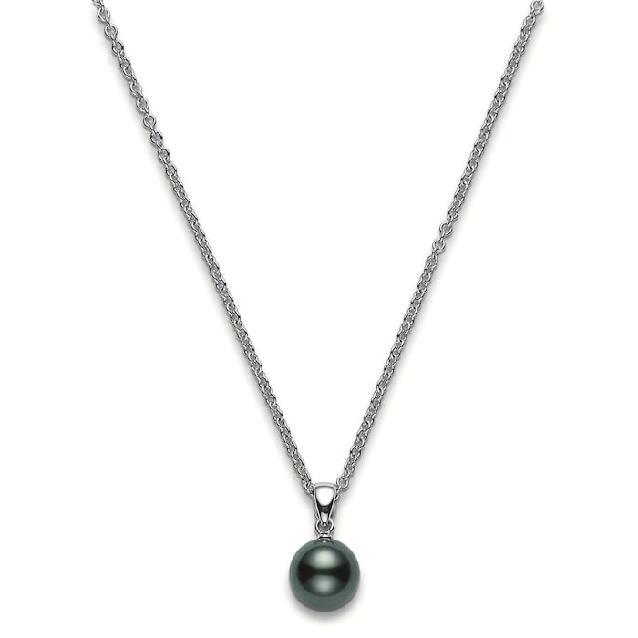 Mikimoto Core Classic Black South Sear Pearl Collection Pendant