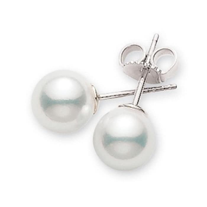 Mikimoto Core Classics Collection 8.5mm Akoya Pearl Stud Earrings