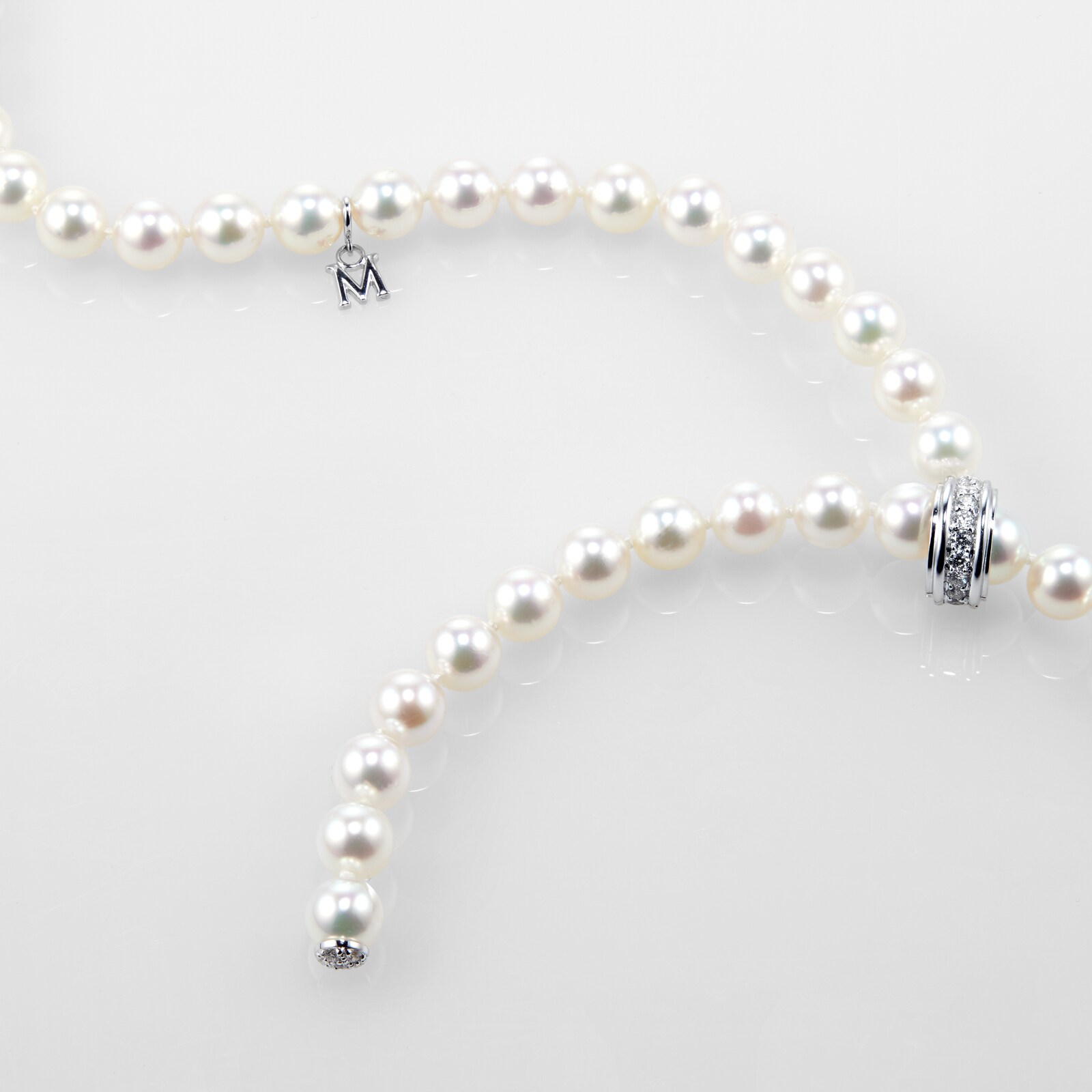 Mikimoto 22 inch store pearl necklace