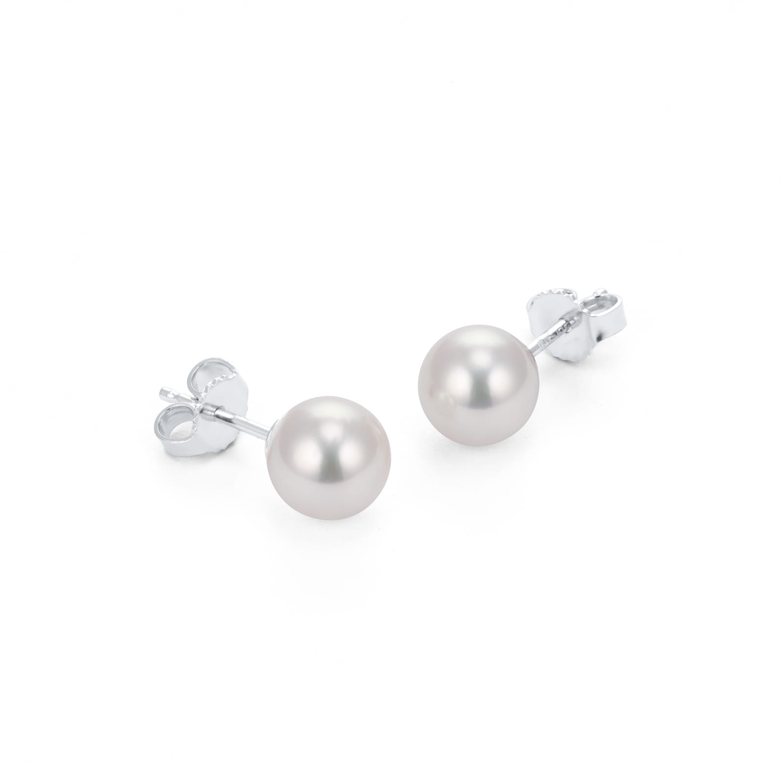 Mikimoto Classic Collection 7x7.5mm Grade AA Akoya Pearl Stud Earrings