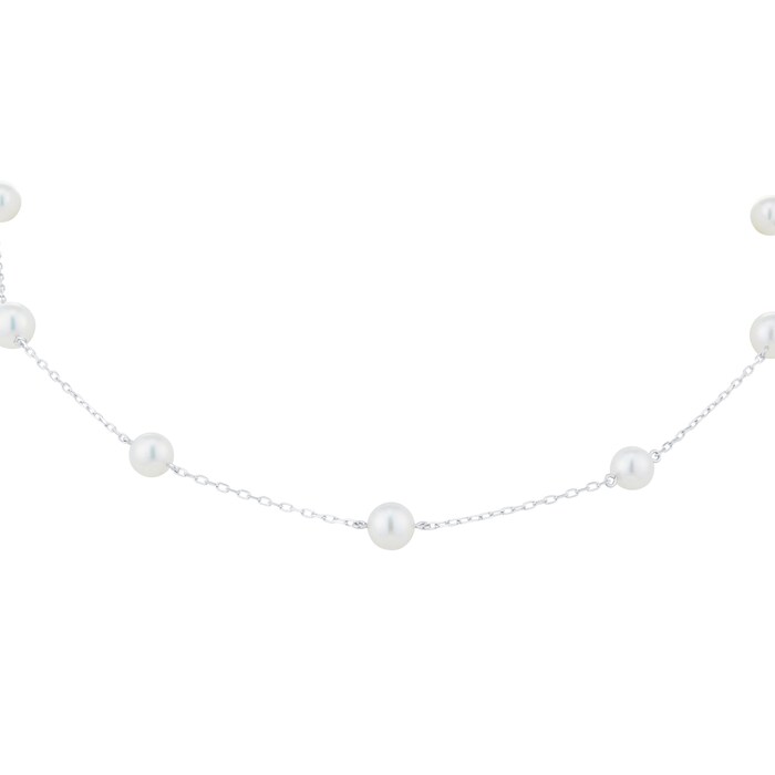 Mikimoto 18ct White Gold 6-6.25mm Akoya Pearl Pendant