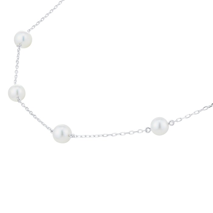 Mikimoto 18ct White Gold 6-6.25mm Akoya Pearl Pendant