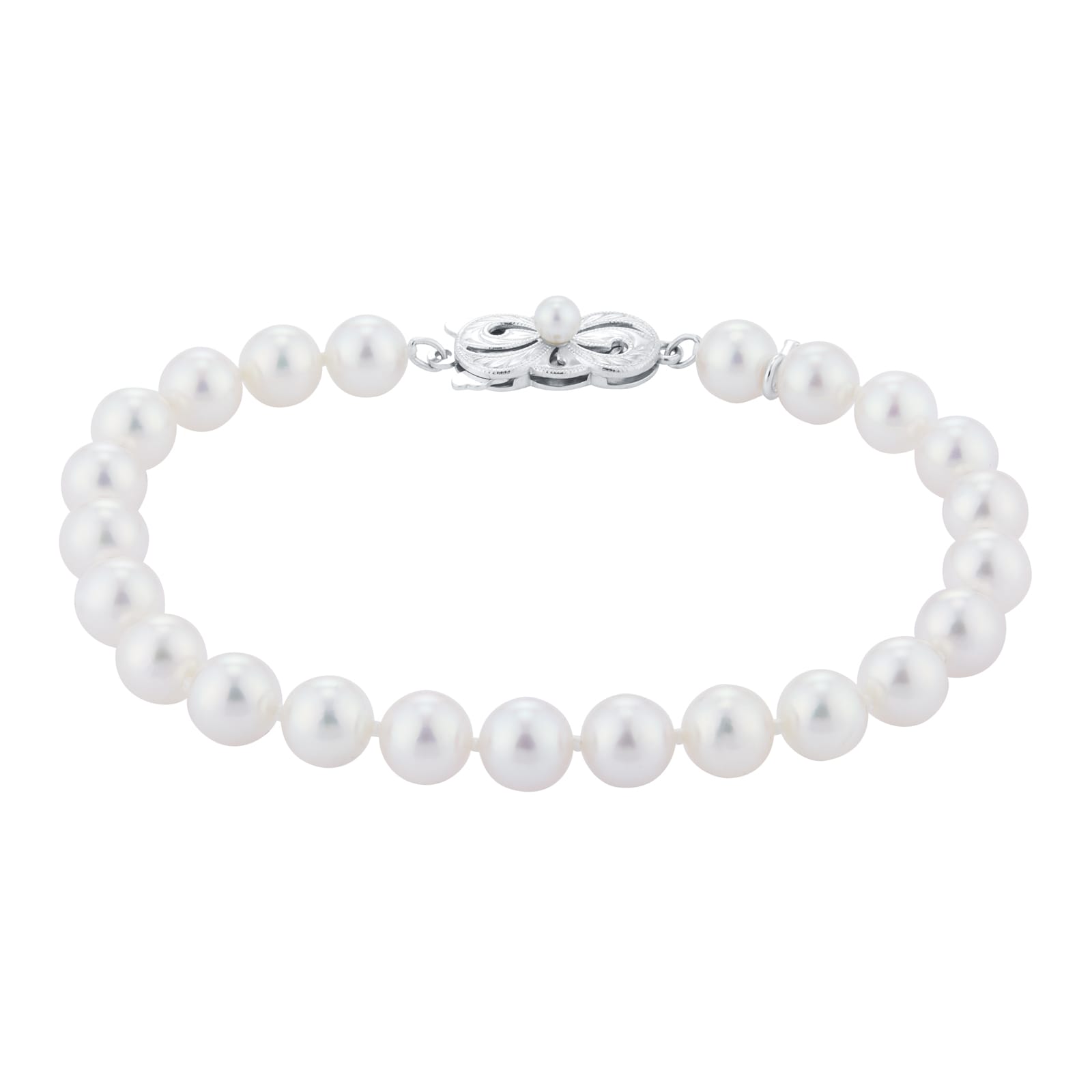 Classic Collection 6.5x7mm Grade A1 Akoya Pearl Bracelet