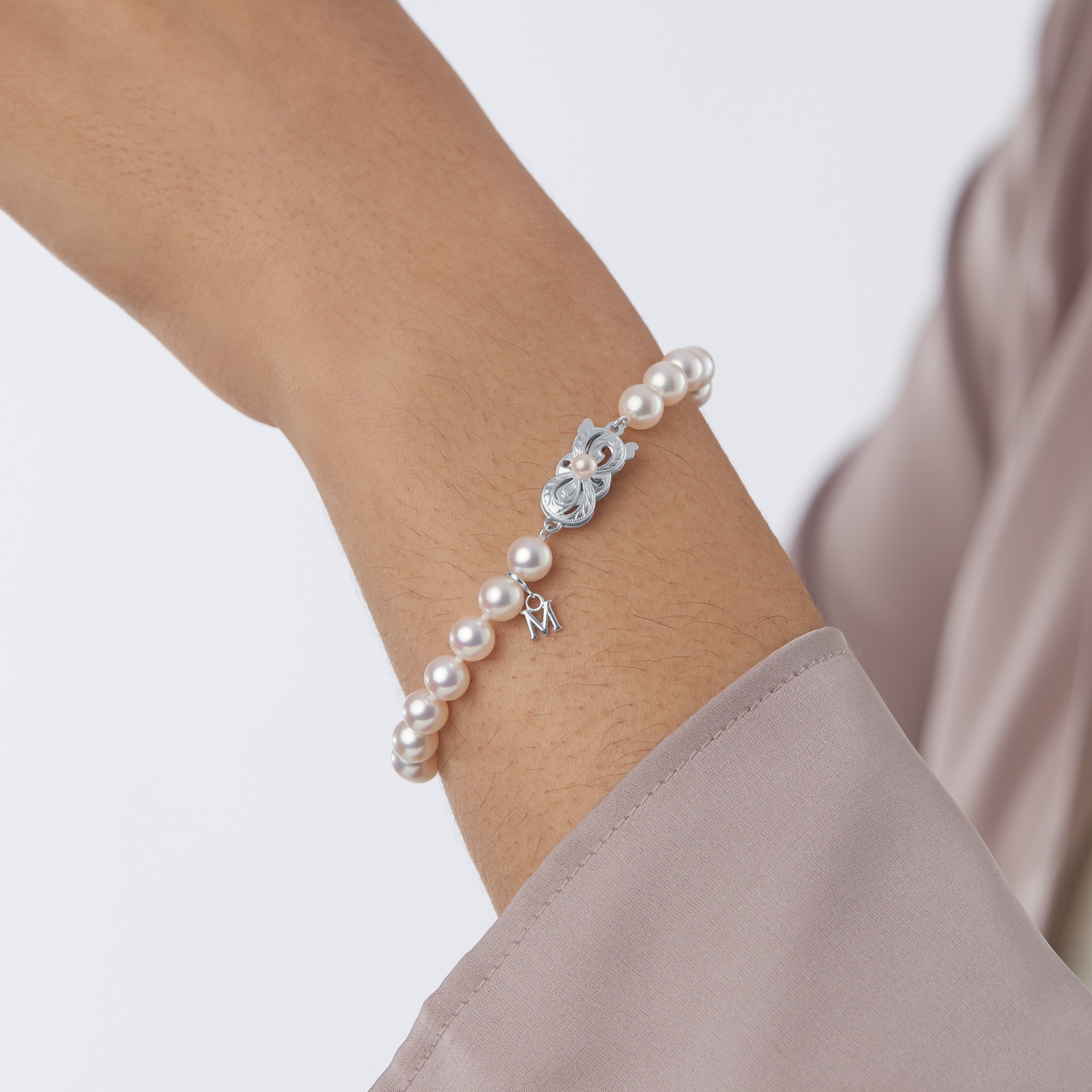 Mikimoto Classic Collection 6.5x7mm Grade A1 Akoya Pearl Bracelet