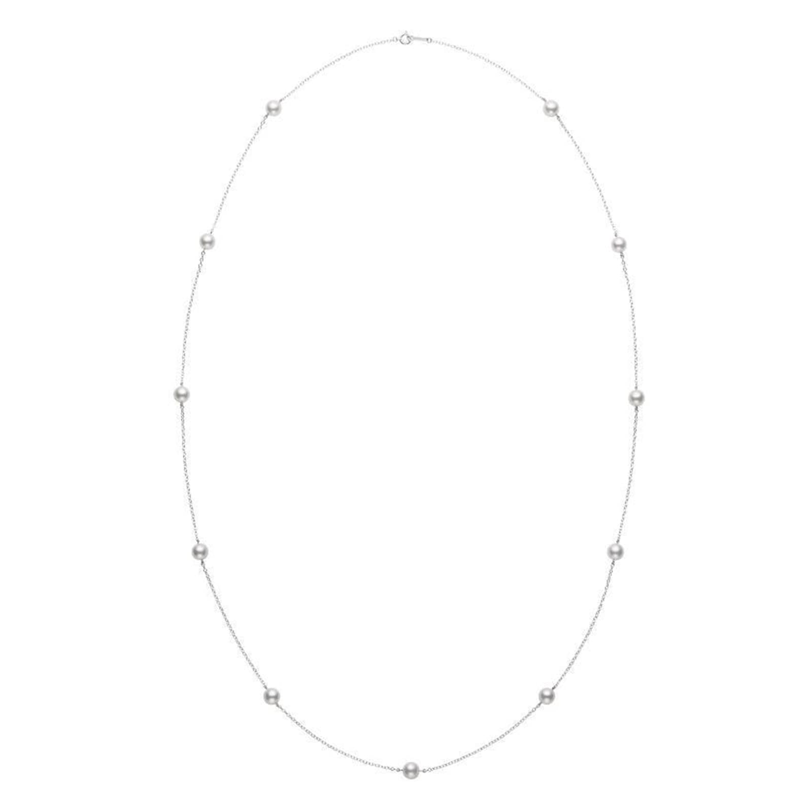 Mikimoto Classic Collection 6.5-6.75mm Akoya Pearl Chain Necklace