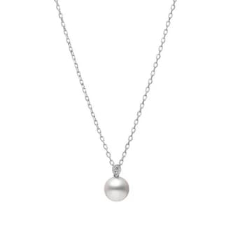 Mikimoto Classic Collection 7.75mm Akoya Pearl
0.01ct Diamond Pendant Mikimoto Classic Collection 7.75mm Akoya Pearl
0.01ct Diamond Pendant