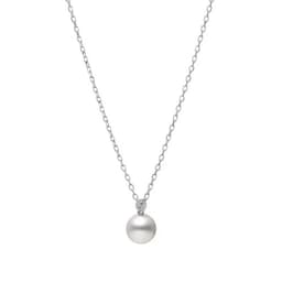 37401613 - Classic Collection 7.75mm Akoya Pearl & 0.01ct Diamond Pendant