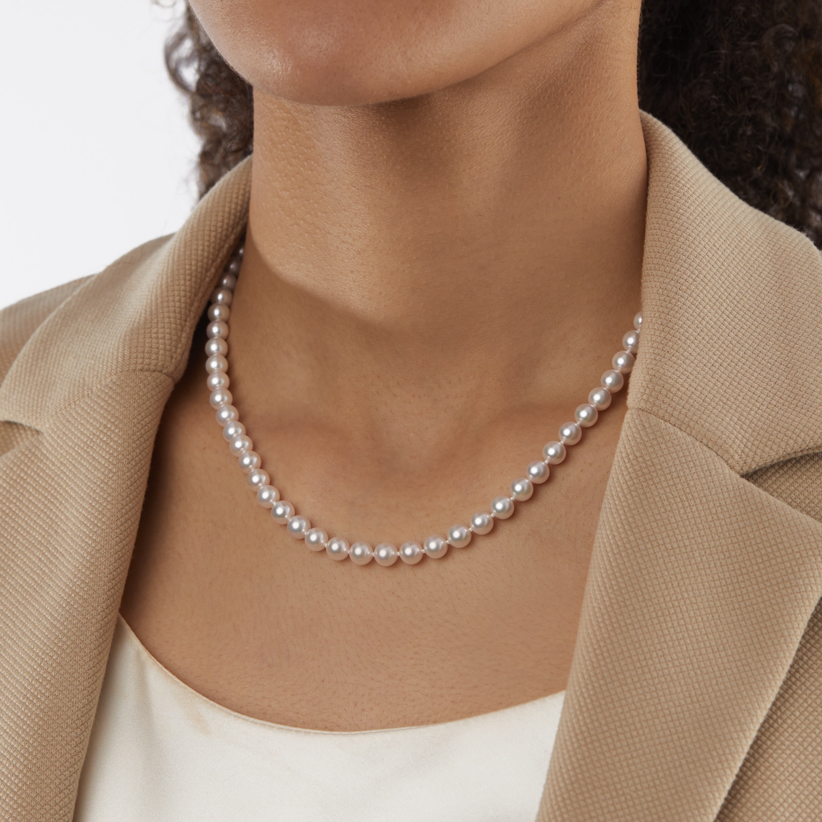 Mikimoto Classic Collection Grade A Akoya Pearl Necklace