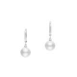 Mikimoto 18K White Gold White South Sea Cultured Pearl Drop Earrings