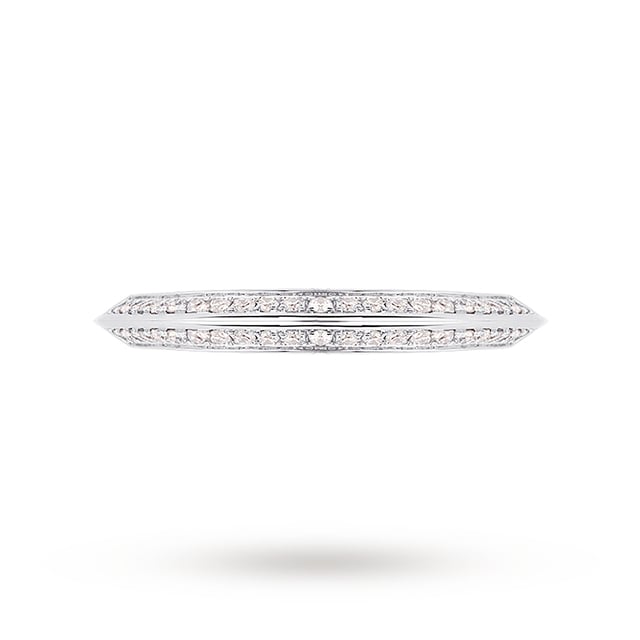 Jenny Packham 18ct White Gold Brilliant Cut 0.23cttw Wedding Ring