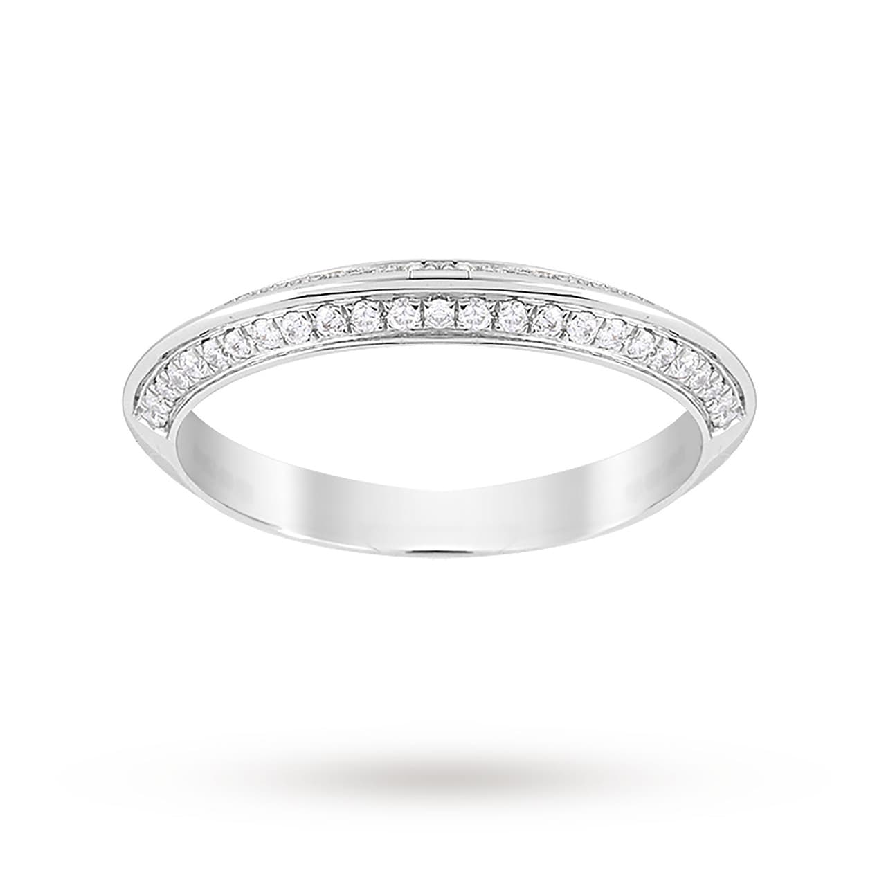 Jenny Packham Brilliant Cut 0.23 Carat Total Weight Wedding Ring In Platinum - Ring Size P Jenny Packham Brilliant Cut 0.23 Carat Total Weight Wedding Ring In Platinum - Ring Size P