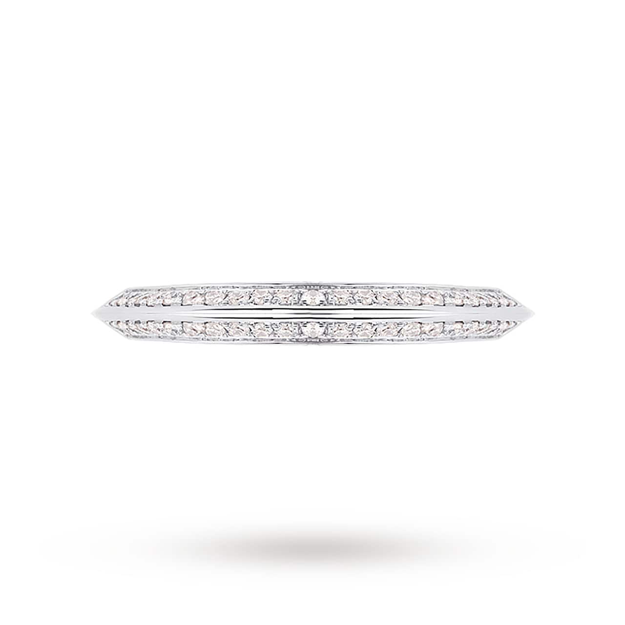Jenny Packham Brilliant Cut 0.23 Carat Total Weight Wedding Ring In Platinum - Ring Size P Jenny Packham Brilliant Cut 0.23 Carat Total Weight Wedding Ring In Platinum - Ring Size P
