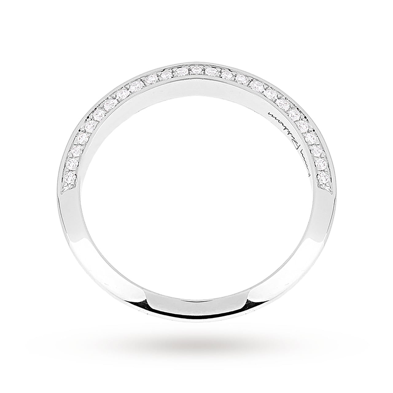 Jenny Packham Brilliant Cut 0.23 Carat Total Weight Wedding Ring In Platinum - Ring Size P Jenny Packham Brilliant Cut 0.23 Carat Total Weight Wedding Ring In Platinum - Ring Size P