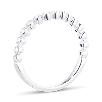 Jenny Packham 18ct White Gold 0.20cttw Bead Edge Band Ring Jenny Packham 18ct White Gold 0.20cttw Bead Edge Band Ring