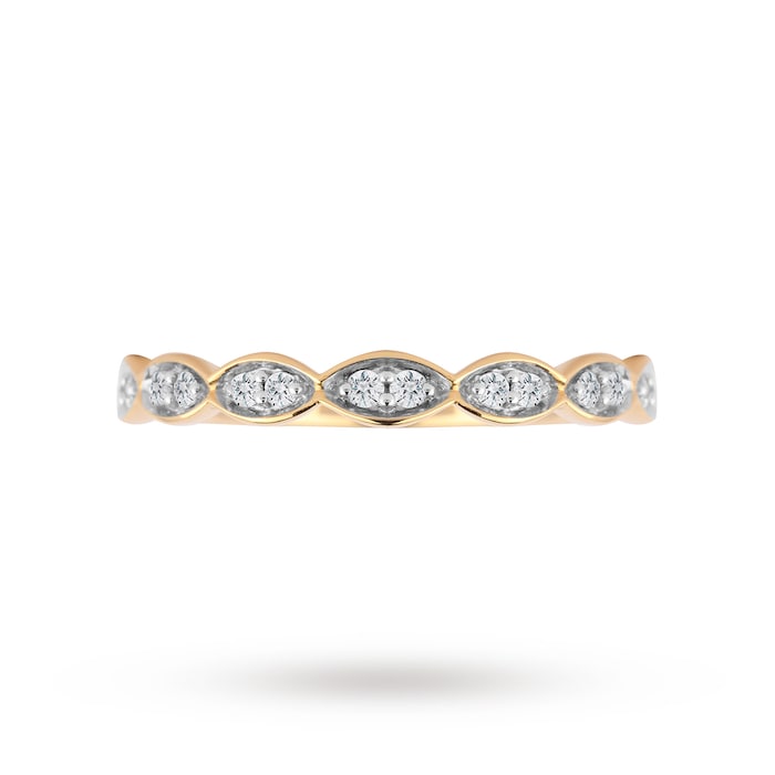 Jenny Packham 18ct Yellow Gold 0.14cttw Band Ring