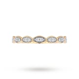 Jenny Packham 18ct Yellow Gold 0.14cttw Band Ring