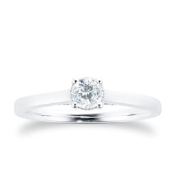 37410214 - 18ct White Gold 0.33cttw Diamond Ring