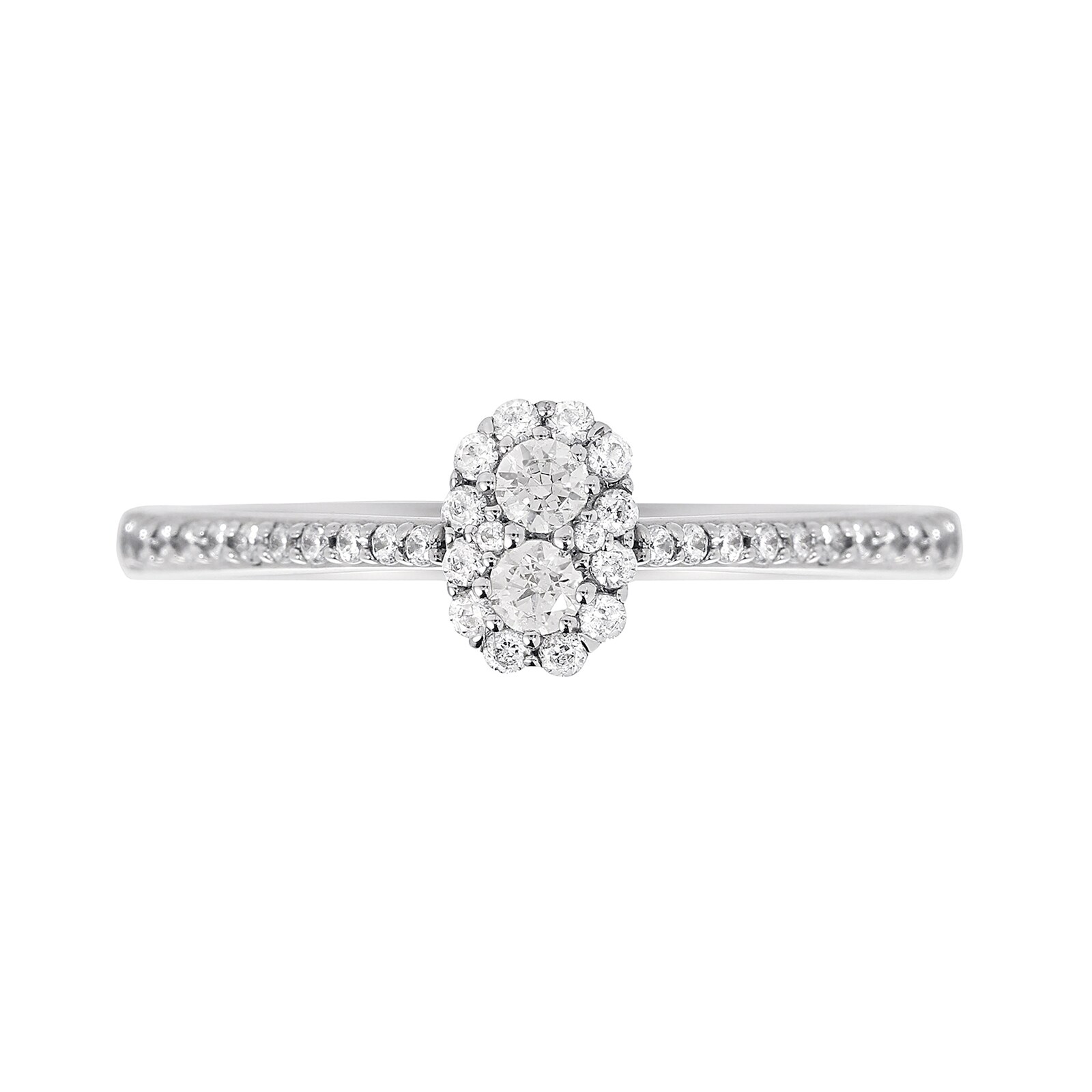 Jenny Packham 18ct White Gold 0.33cttw Flower Cluster Diamond Ring Jenny Packham 18ct White Gold 0.33cttw Flower Cluster Diamond Ring