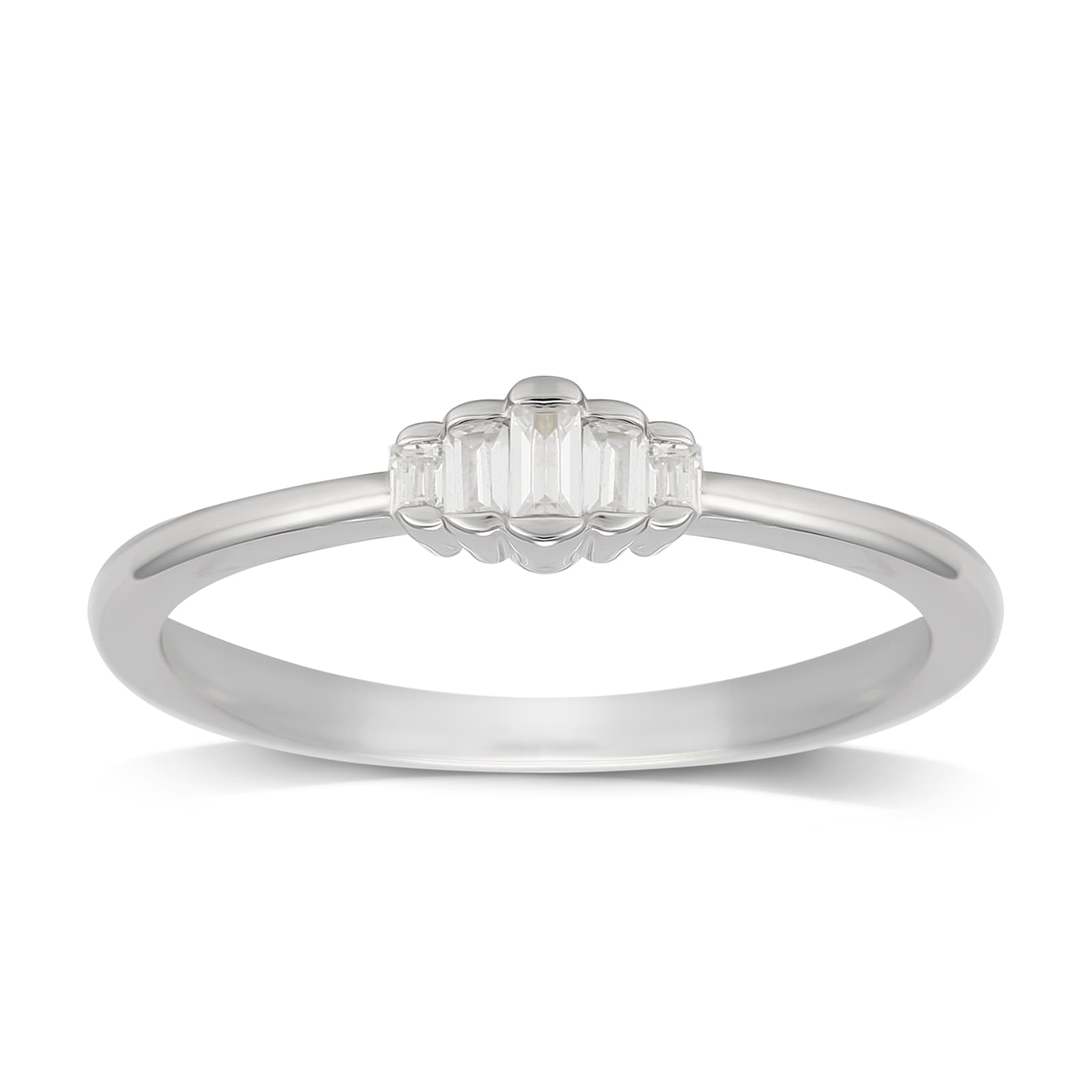 Jenny Packham 9ct White Gold 0.10cttw Diamond Ring Jenny Packham 9ct White Gold 0.10cttw Diamond Ring