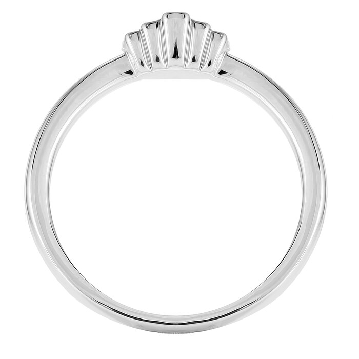 Jenny Packham 9ct White Gold 0.10cttw Diamond Ring