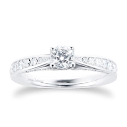 37410249 - 18ct White Gold 0.75 cttw Brilliant Cut Diamond Ring