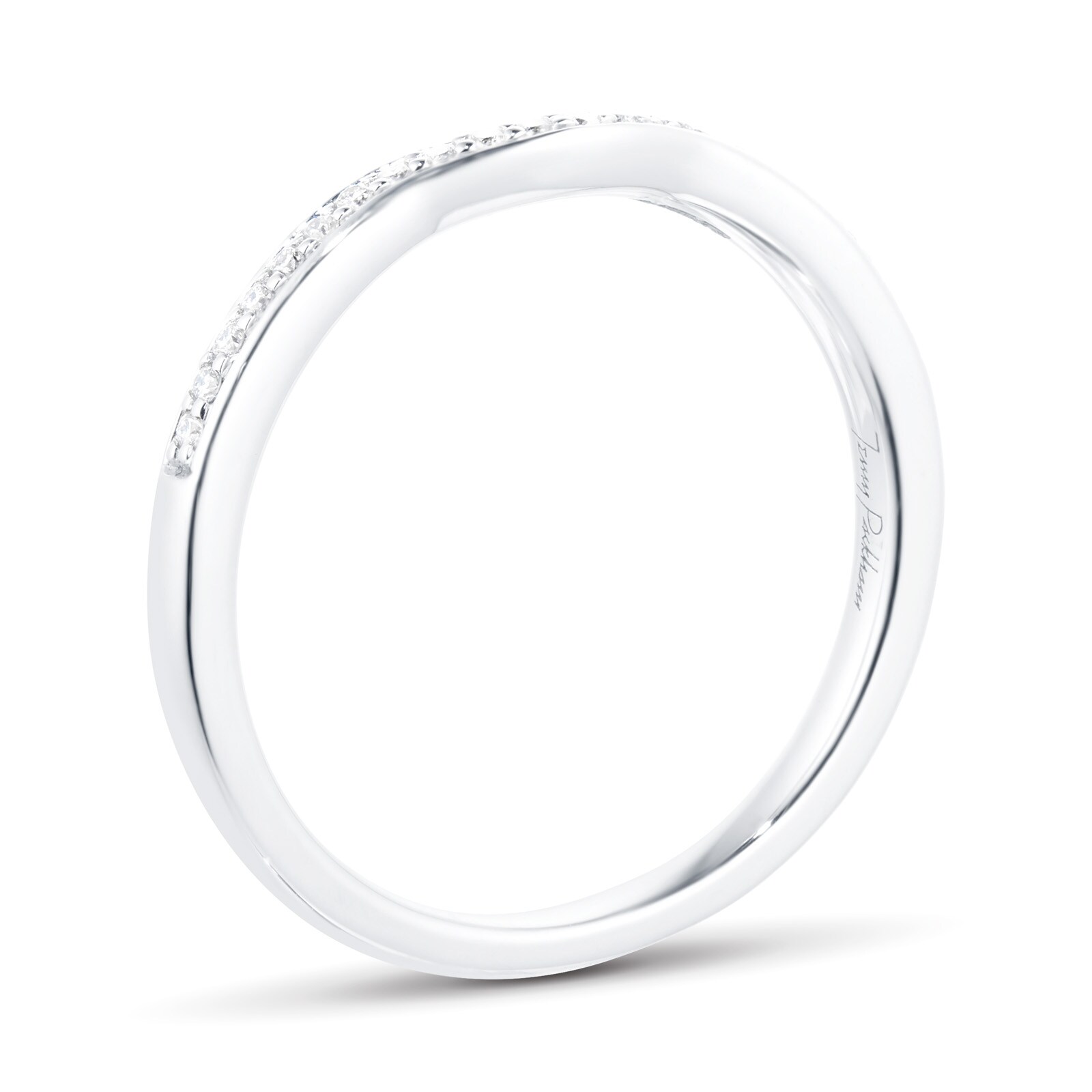 Jenny Packham Platinum Cluster 0.50cttw Diamond Bridal Set Jenny Packham Platinum Cluster 0.50cttw Diamond Bridal Set