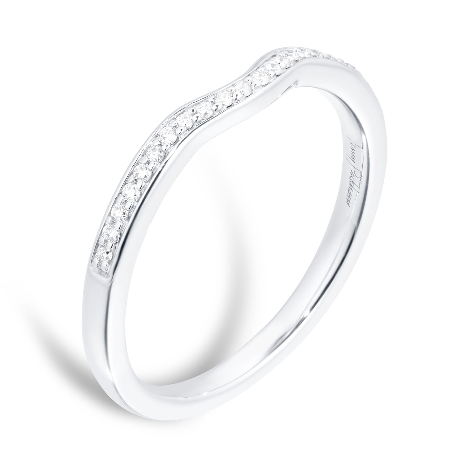 Jenny Packham Platinum Cluster 0.50cttw Diamond Bridal Set Jenny Packham Platinum Cluster 0.50cttw Diamond Bridal Set