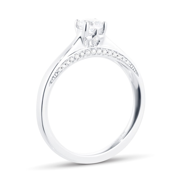 Jenny Packham Platinum 0.50cttw Brilliant Cut Diamond Ring