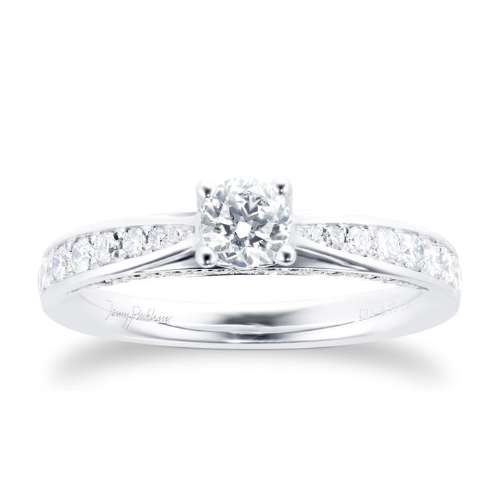 Jenny Packham Platinum 0.75cttw Brilliant Cut Diamond Ring