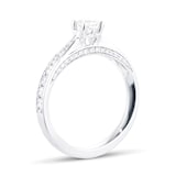 Jenny Packham Platinum 0.75cttw Brilliant Cut Diamond Ring