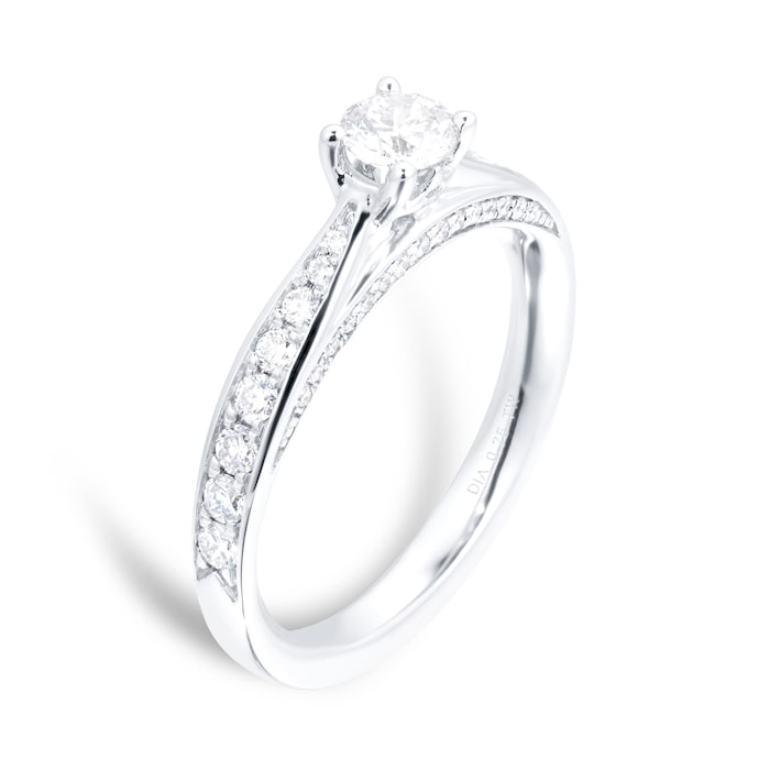 Jenny Packham Platinum 0.75cttw Brilliant Cut Diamond Ring