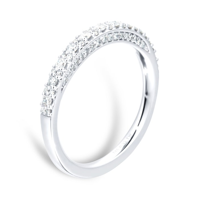 Jenny Packham 18ct White Gold 0.33cttw Diamond Band