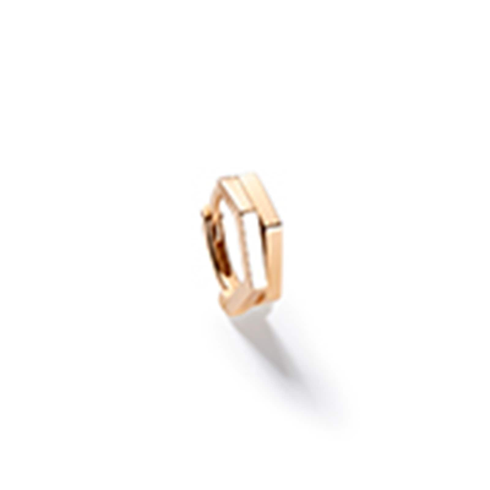 Antifer 18ct Rose Gold Two Row Earring